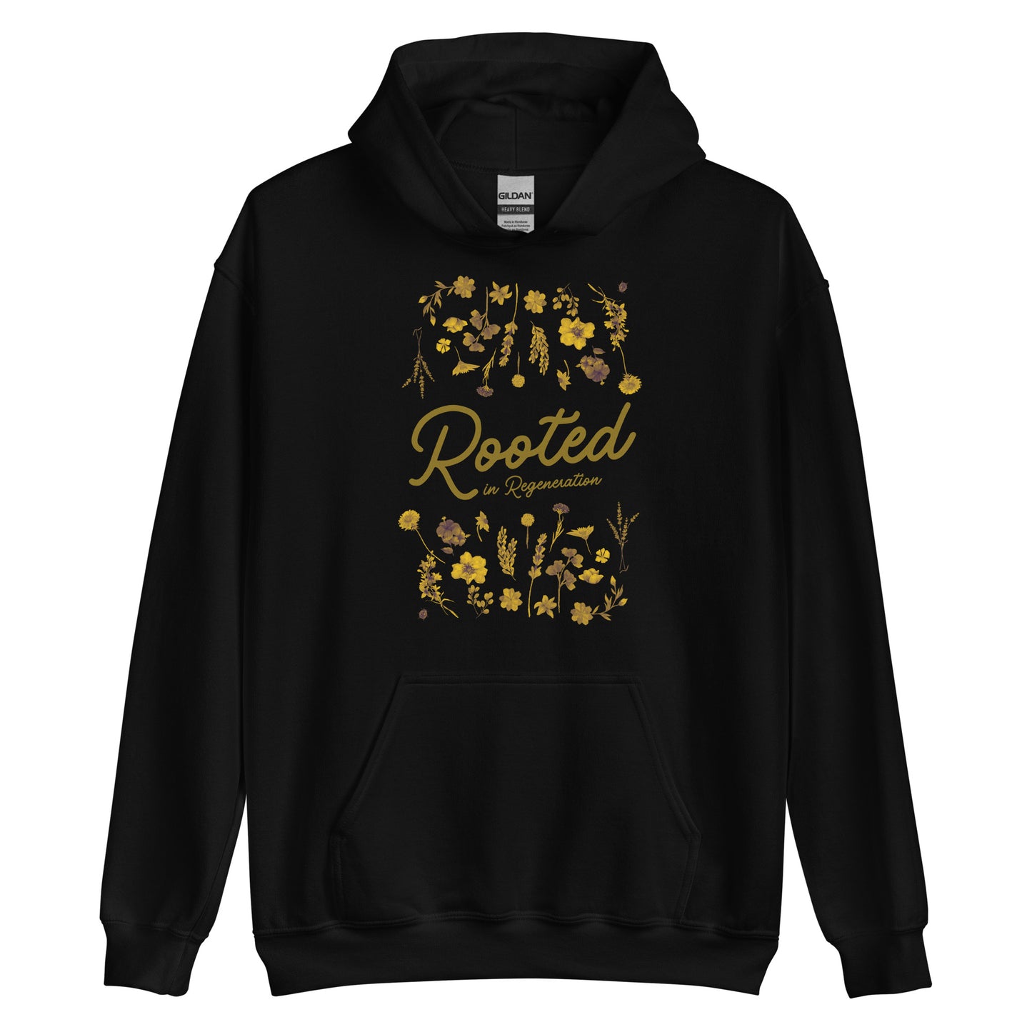 Rooted in Regeneration - Floral Hoodie