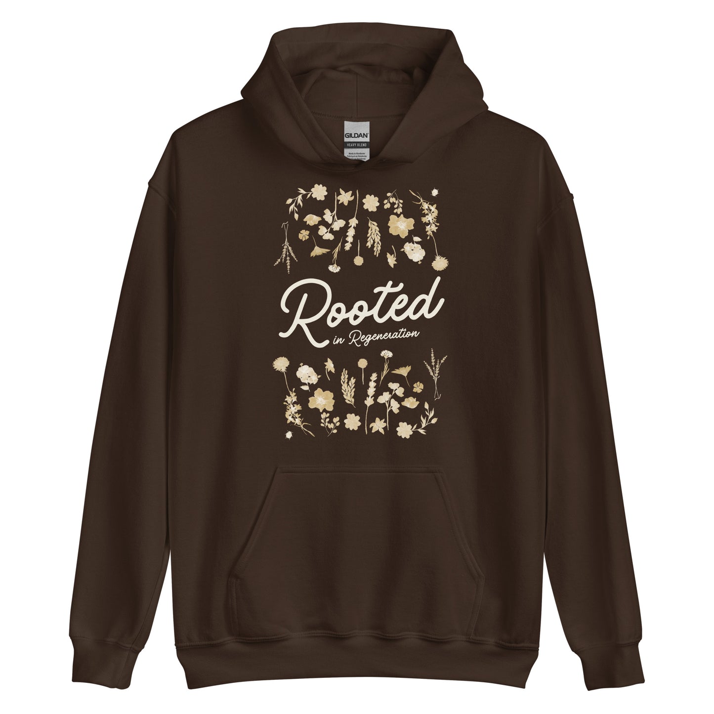 Rooted in Regeneration - Floral Hoodie