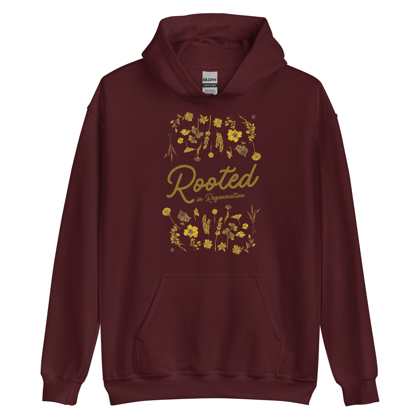 Rooted in Regeneration - Floral Hoodie