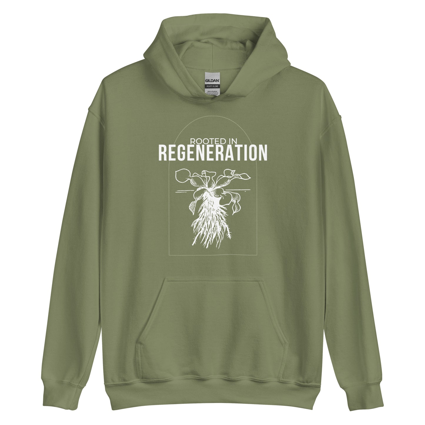 Rooted in Regeneration - Floral Roots Hoodie