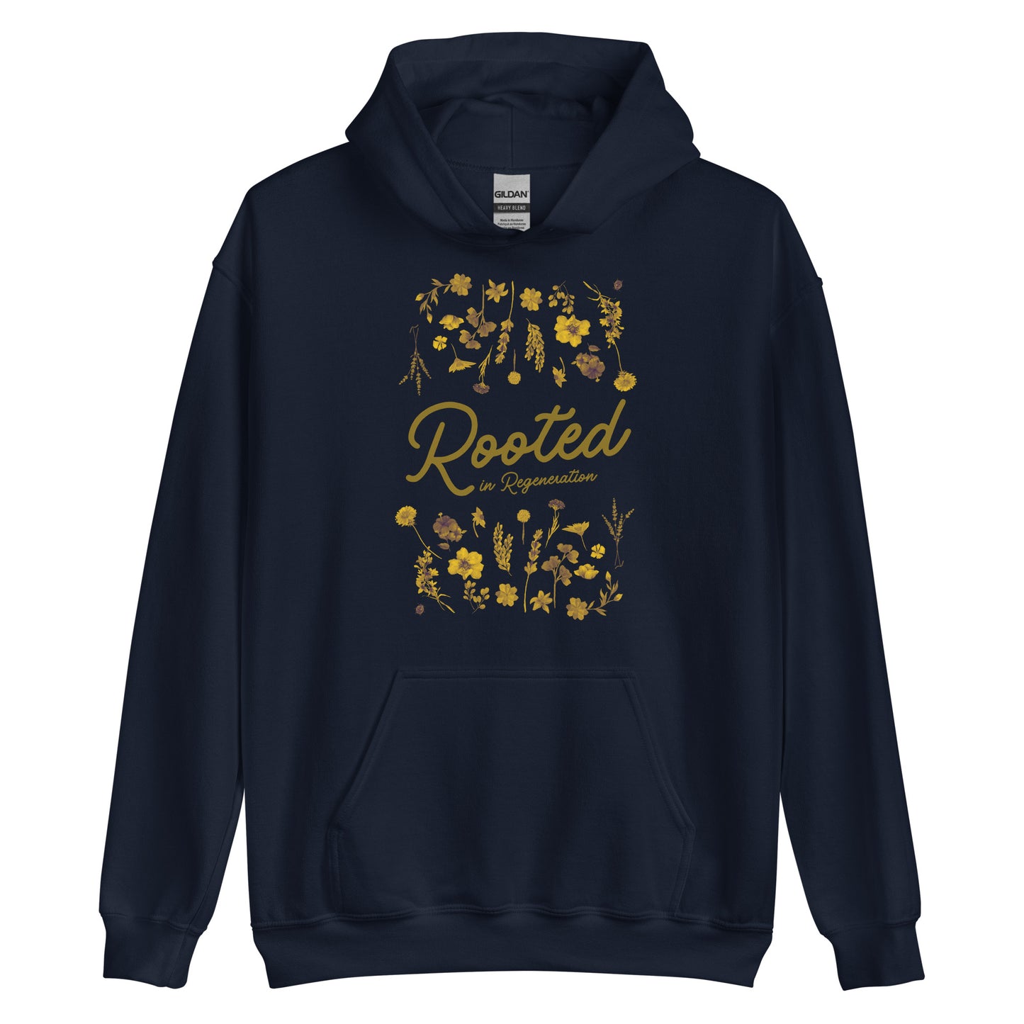 Rooted in Regeneration - Floral Hoodie