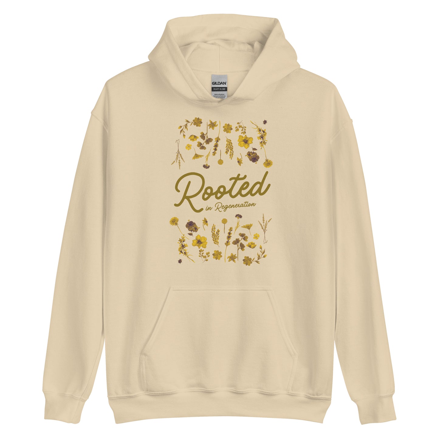 Rooted in Regeneration - Floral Hoodie