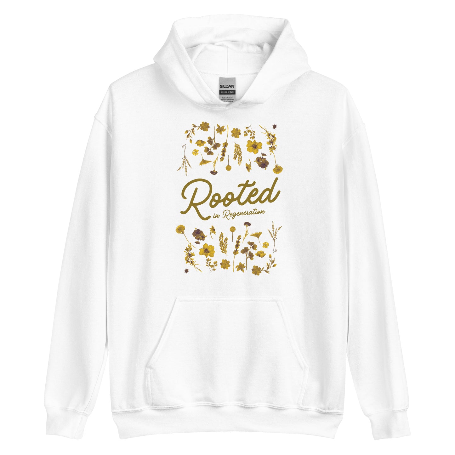 Rooted in Regeneration - Floral Hoodie