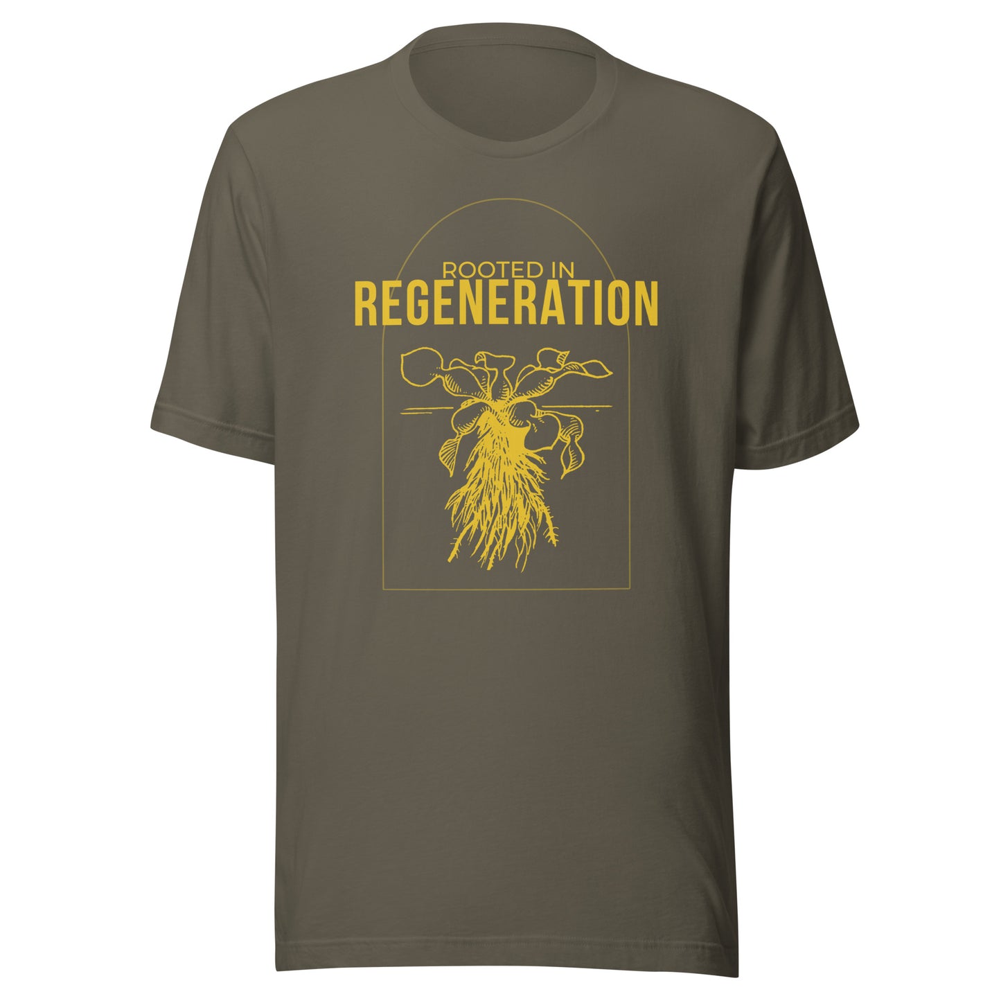 Rooted in Regeneration - Floral Roots T-Shirt