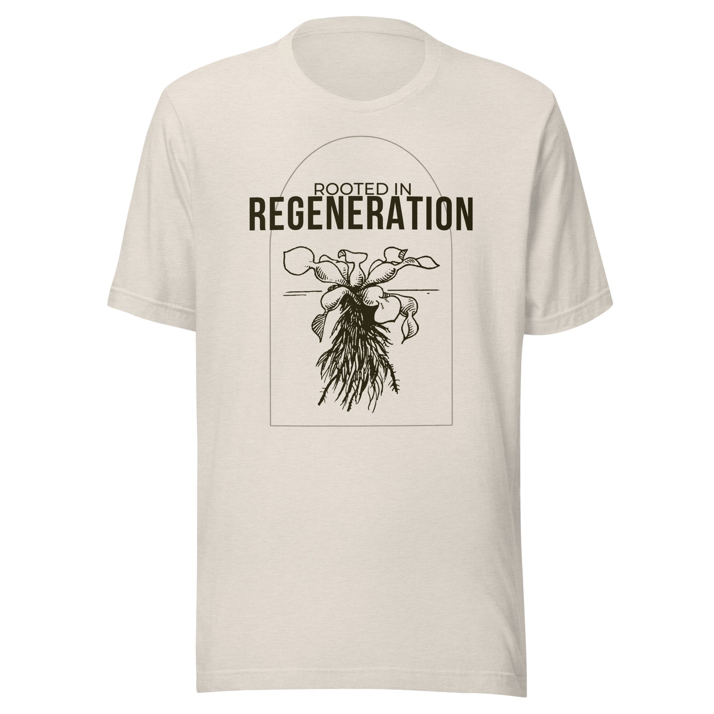 Rooted in Regeneration - Floral Roots T-Shirt