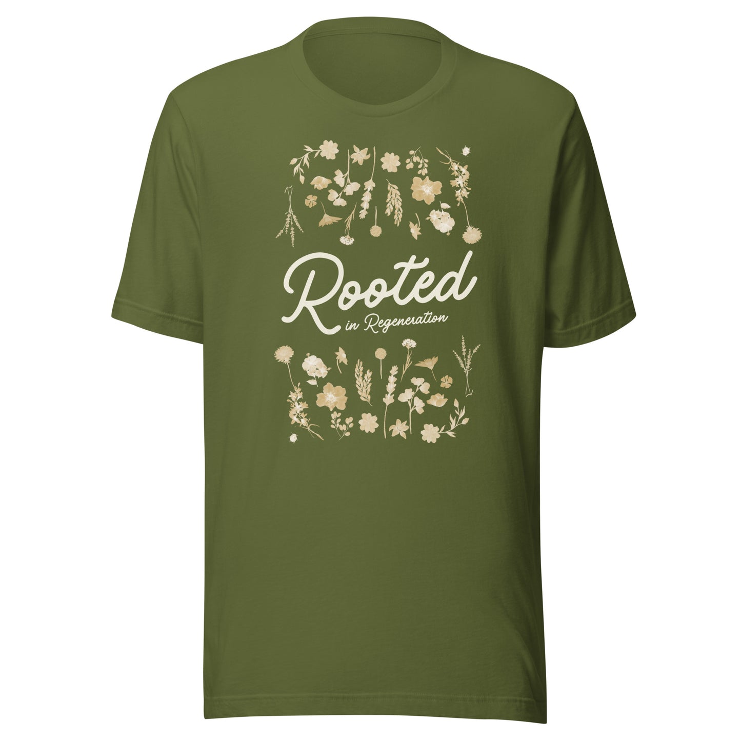 Rooted in Regeneration - Floral T-Shirt