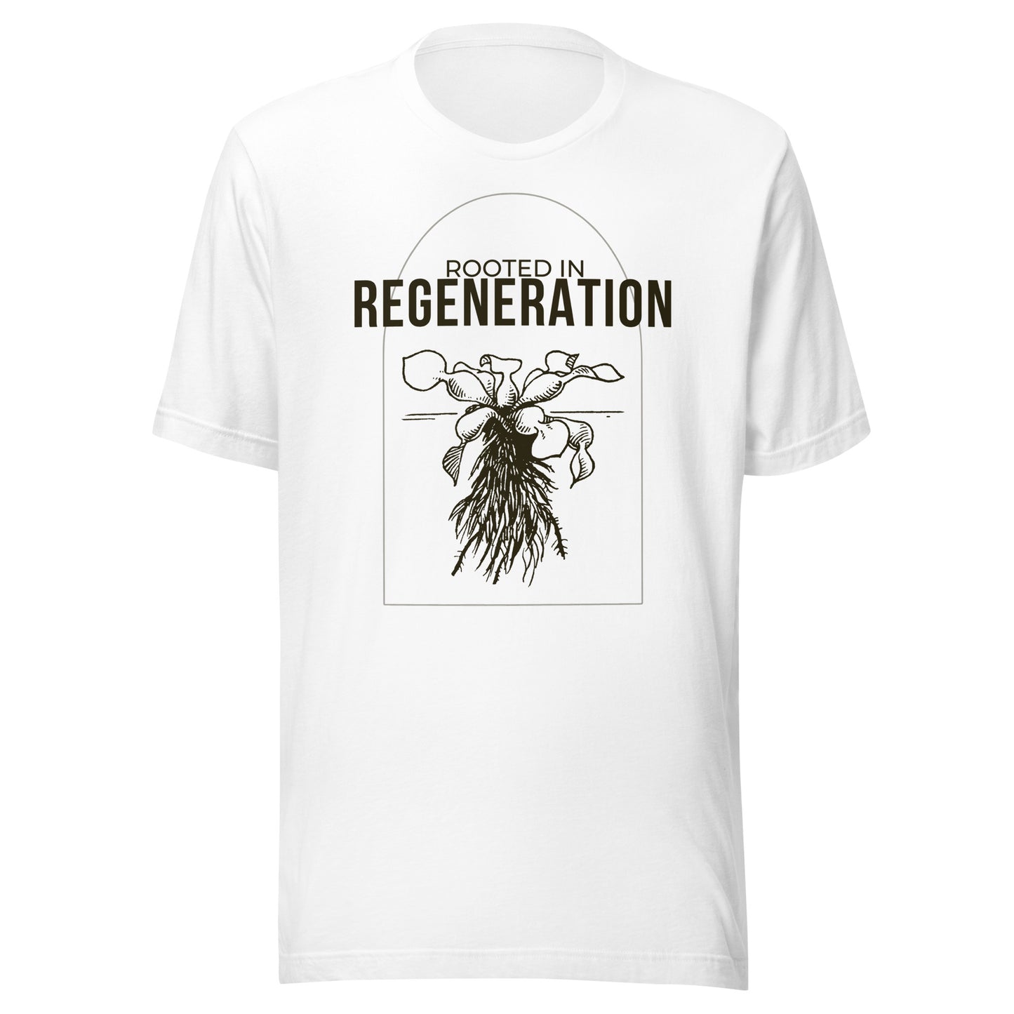 Rooted in Regeneration - Floral Roots T-Shirt