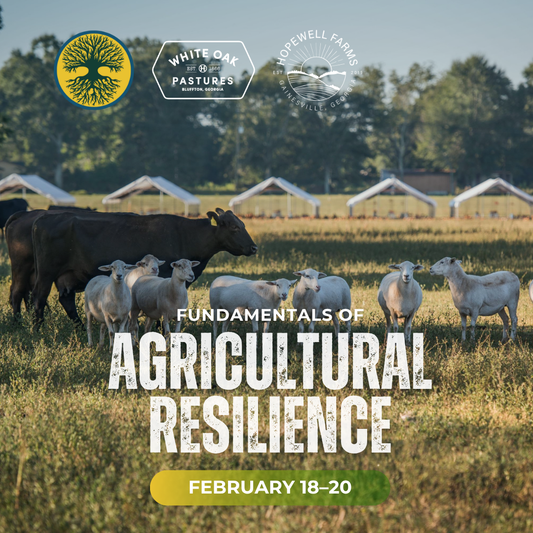 Fundamentals of Agricultural Resilience: February 18–20, 2026
