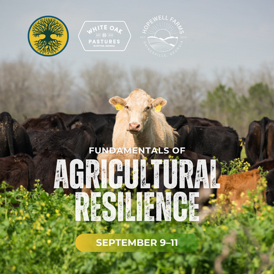 Fundamentals of Agricultural Resilience: September 9–11, 2026
