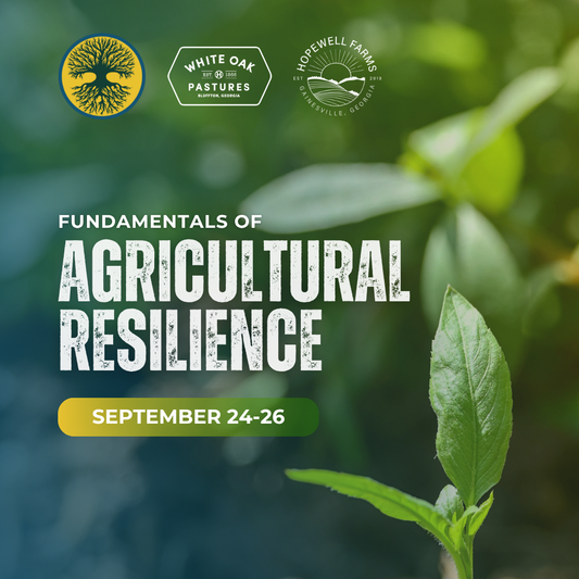 Fundamentals of Agricultural Resilience (September 24-26)