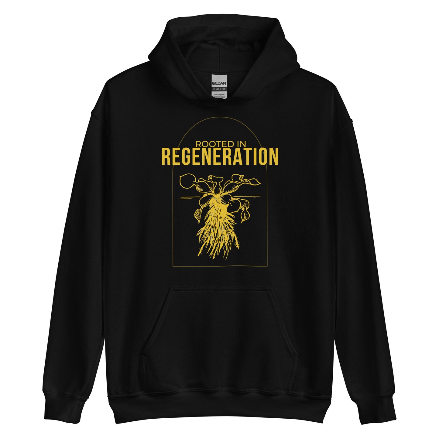 Rooted in Regeneration - Floral Roots Hoodie