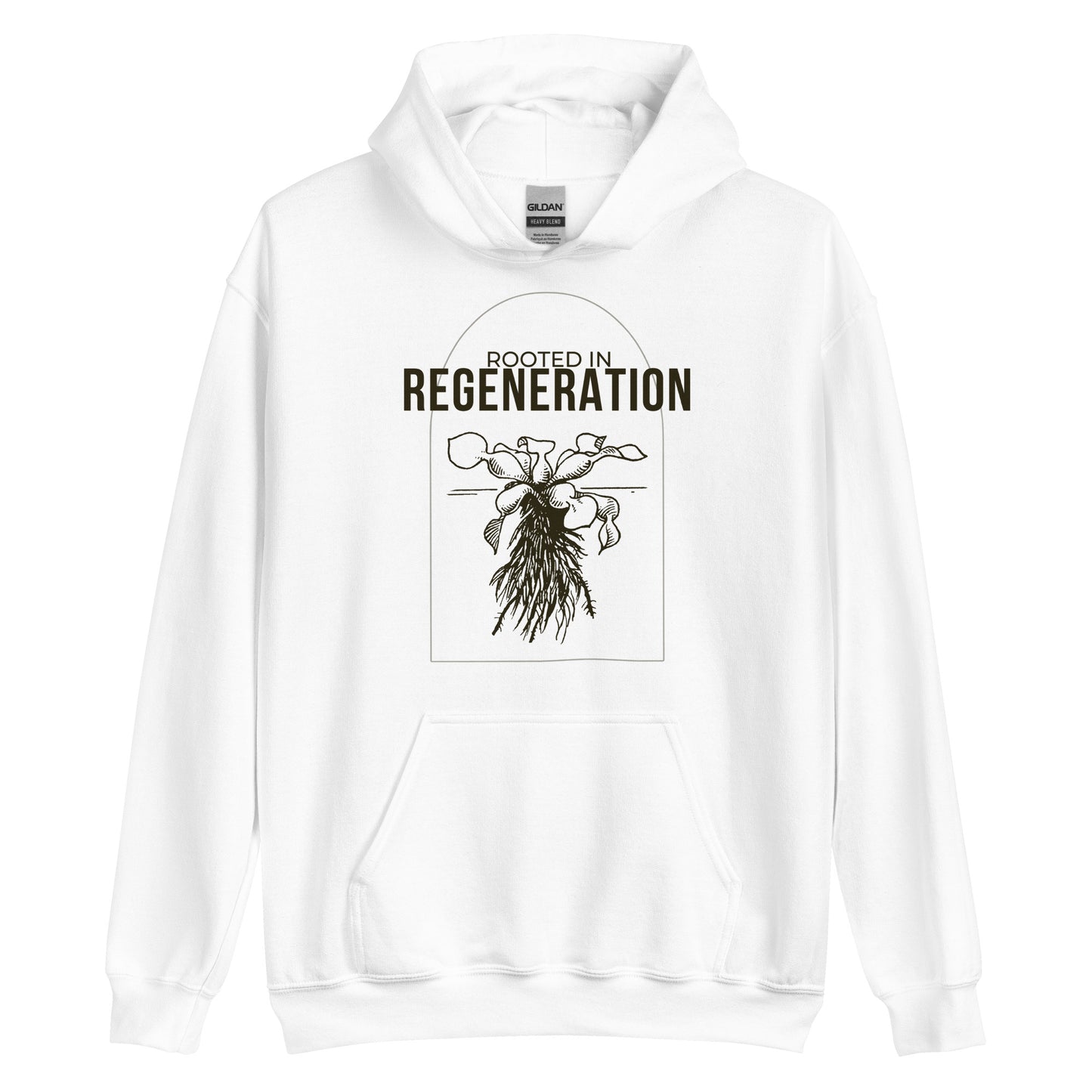 Rooted in Regeneration - Floral Roots Hoodie