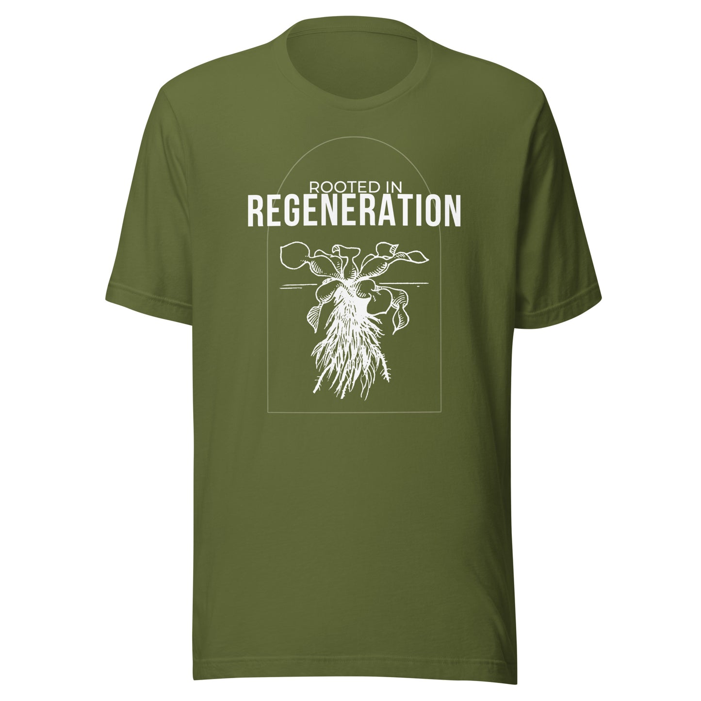 Rooted in Regeneration - Floral Roots T-Shirt