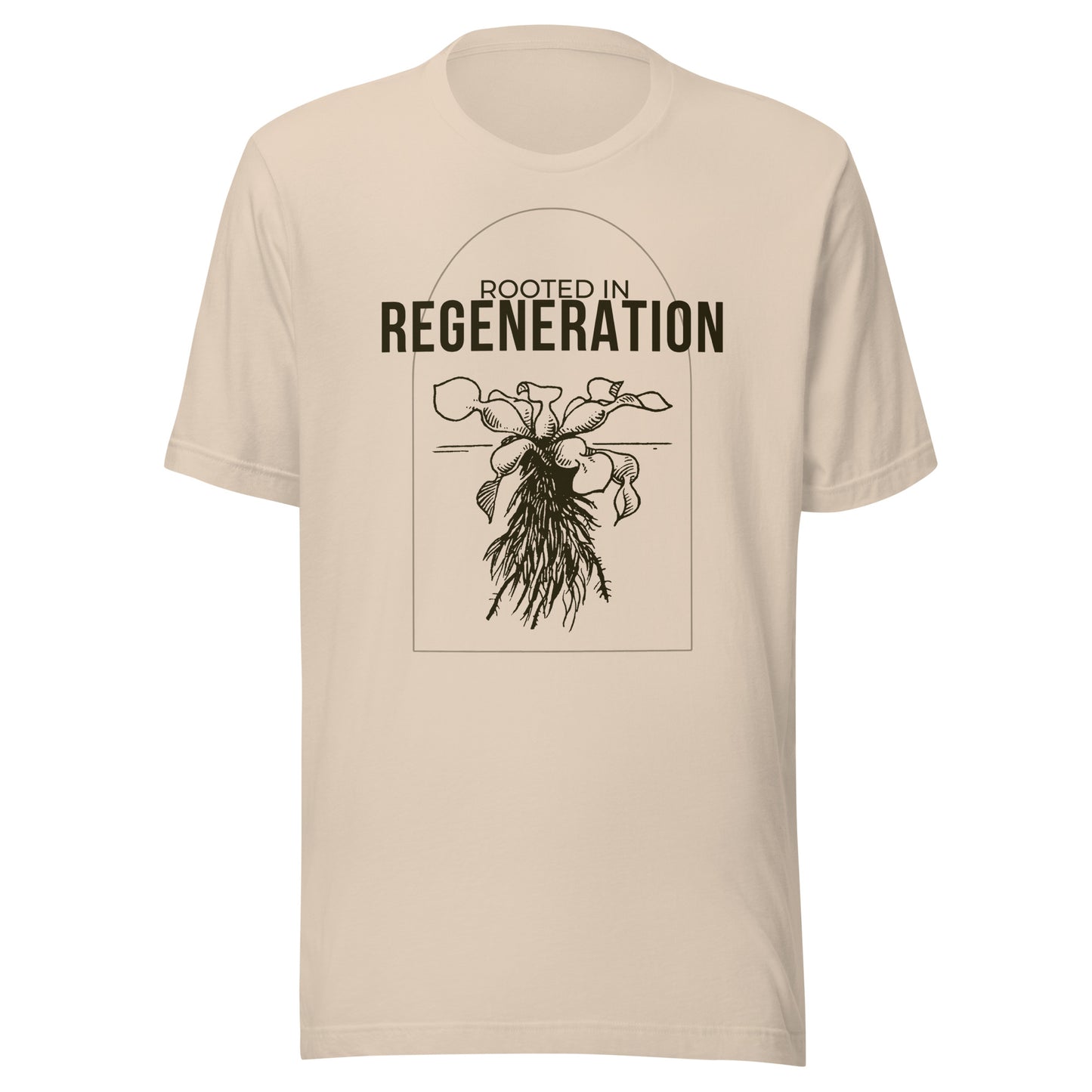 Rooted in Regeneration - Floral Roots T-Shirt