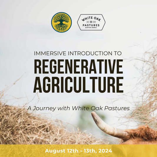 Immersive Introduction to Regenerative Agriculture - Late Summer Workshop
